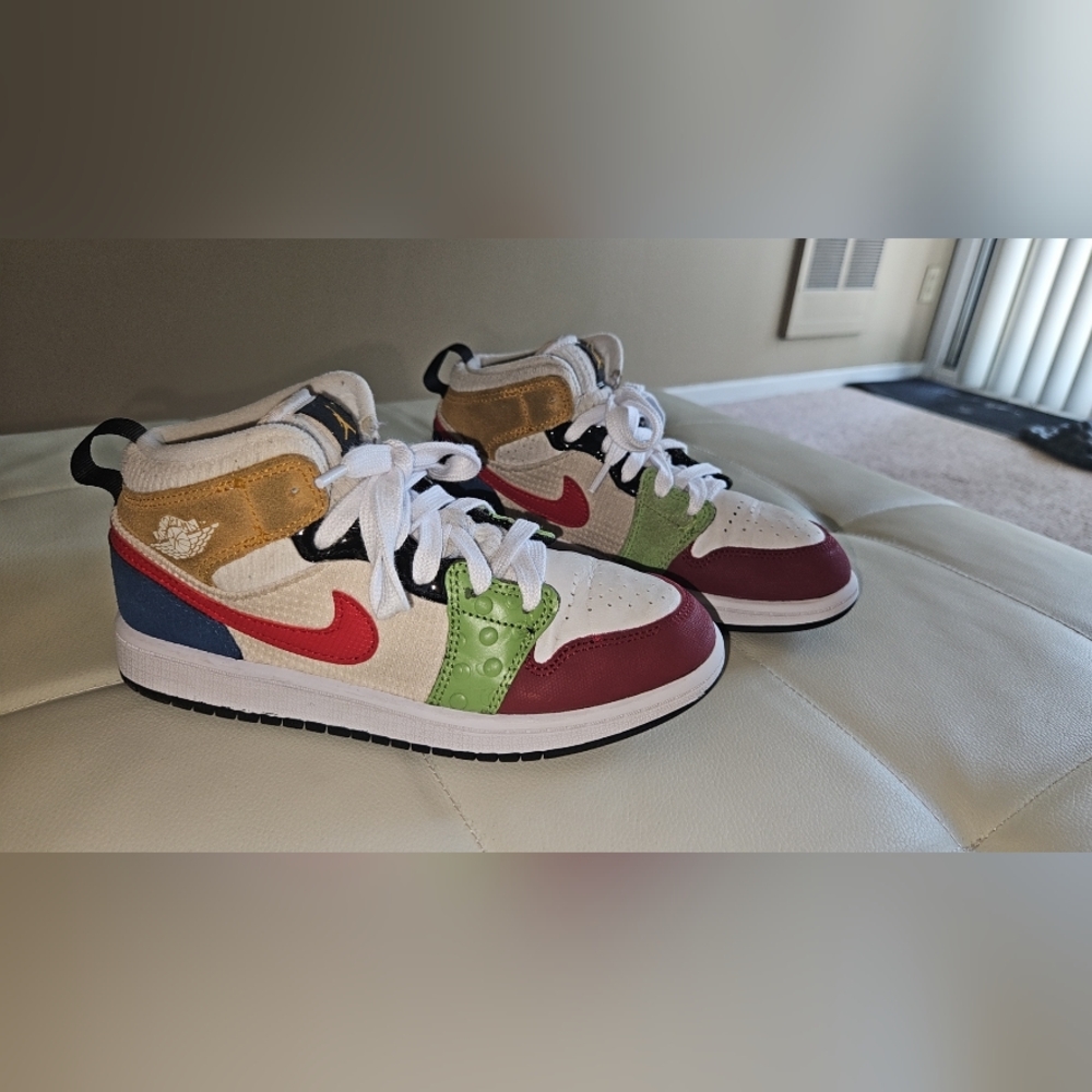 Air Jordan Retro 1 Multicolor High-Top Sneakers Unisex